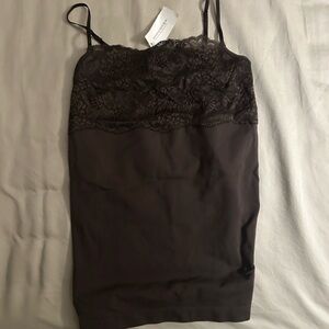 Banana Republic Dark Brown Lace Cami